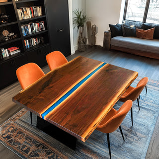 Epoxy Square Table - Usatabletops
