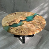 Usatabletops Custom Round Epoxy Coffee table