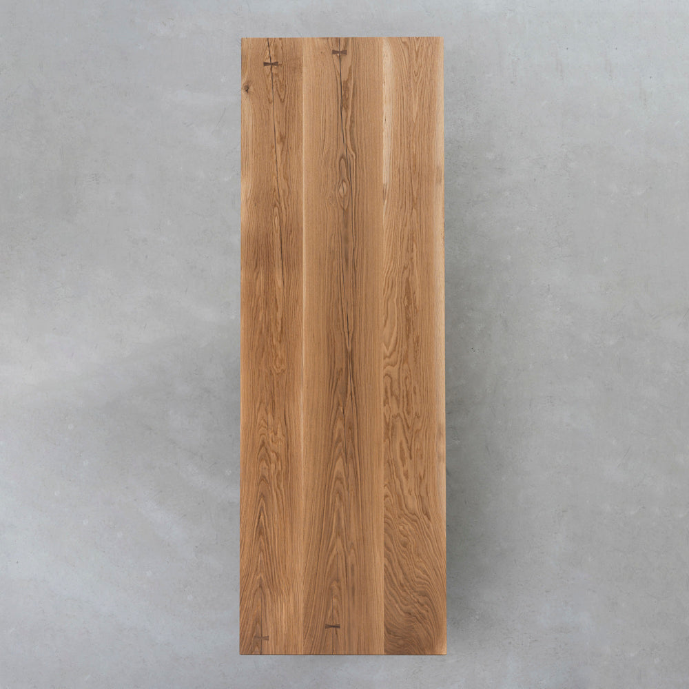 Usatabletops White Oak Wood Table Dining Solid Slab 32.67"W x 103.62"L