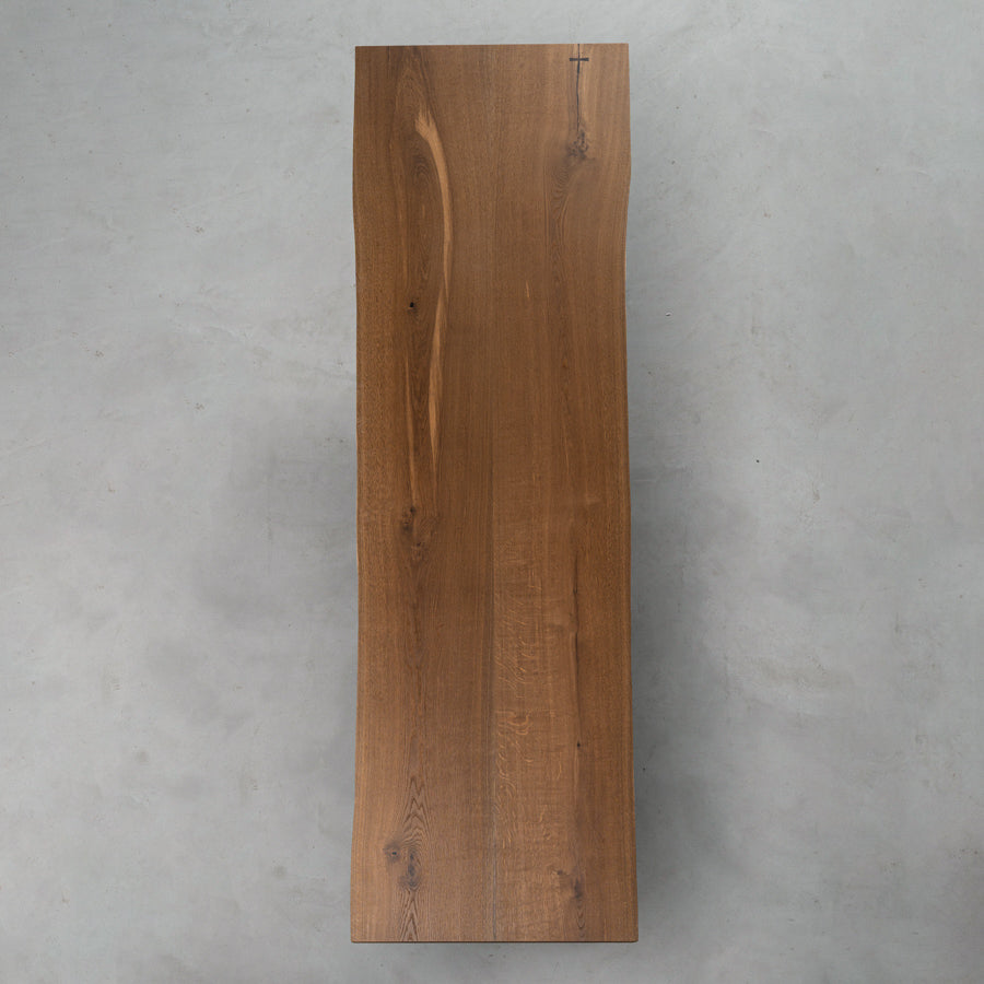 Usatabletops White Oak Wood Table Dining Solid Slab 34.05"W x 110.23"L