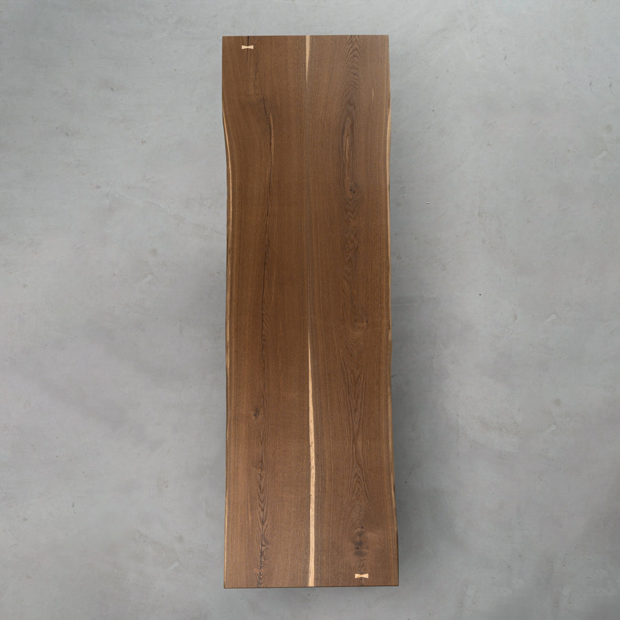 Usatabletops White Oak Wood Table Dining Solid Slab 34.05"W x 110.23"L