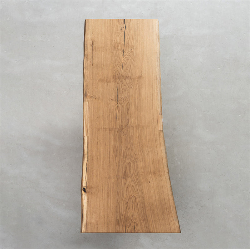 Usatabletops White Oak Wood Table Slab Handmade 37.2"W x 94.5"L