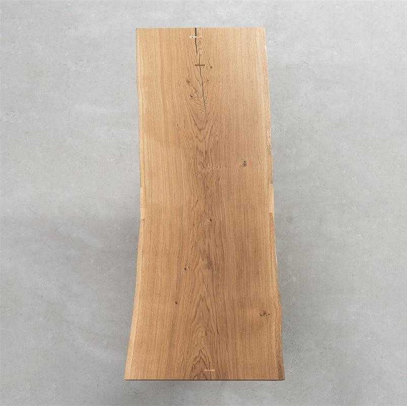 Usatabletops White Oak Wood Table Slab Handmade 37.2"W x 94.5"L