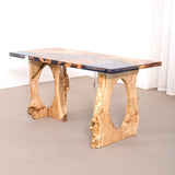 How to choose legs for a resin slab table?
