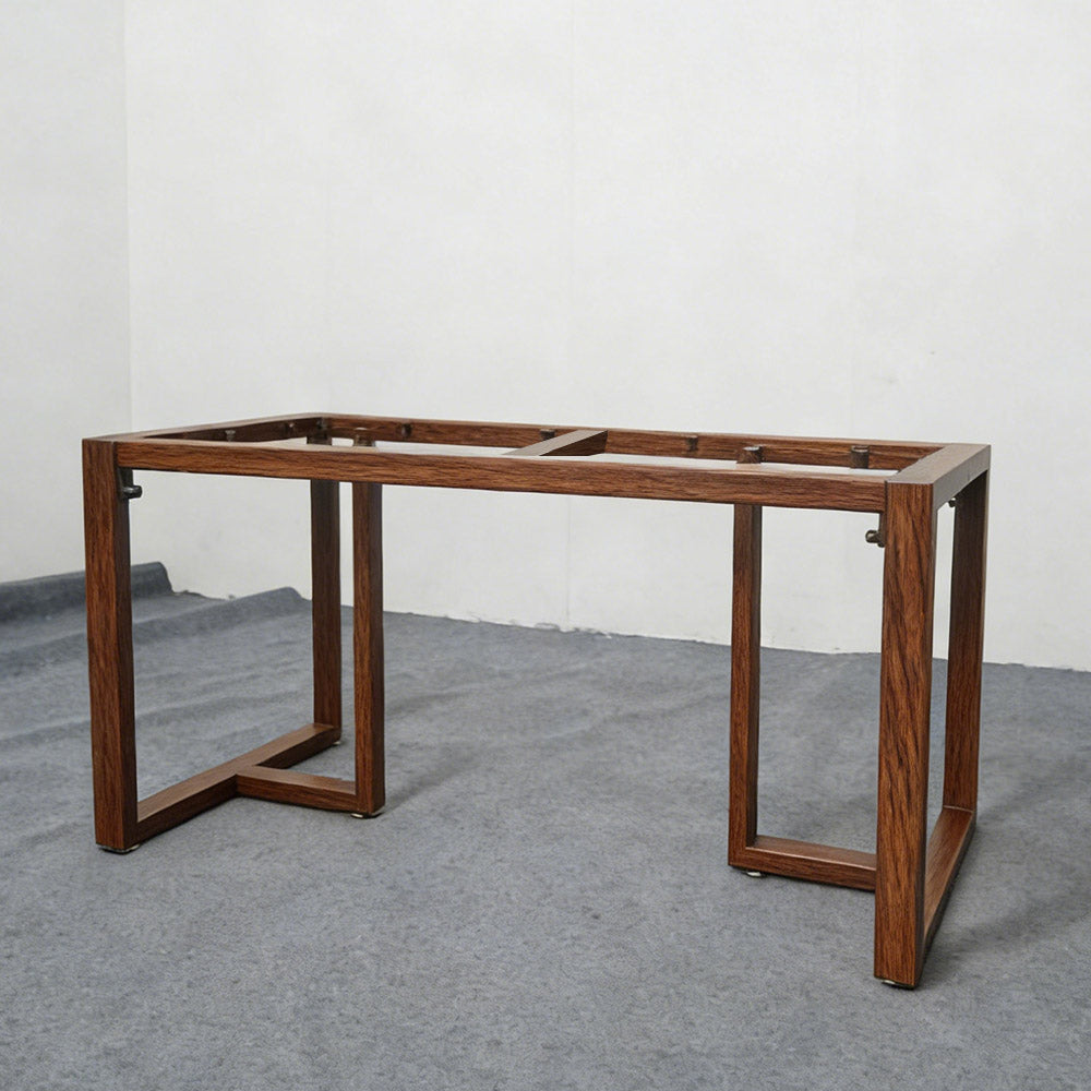 Usatabletops Custom Rectangular Series with Top-Frame Metal Table Base UTL-29