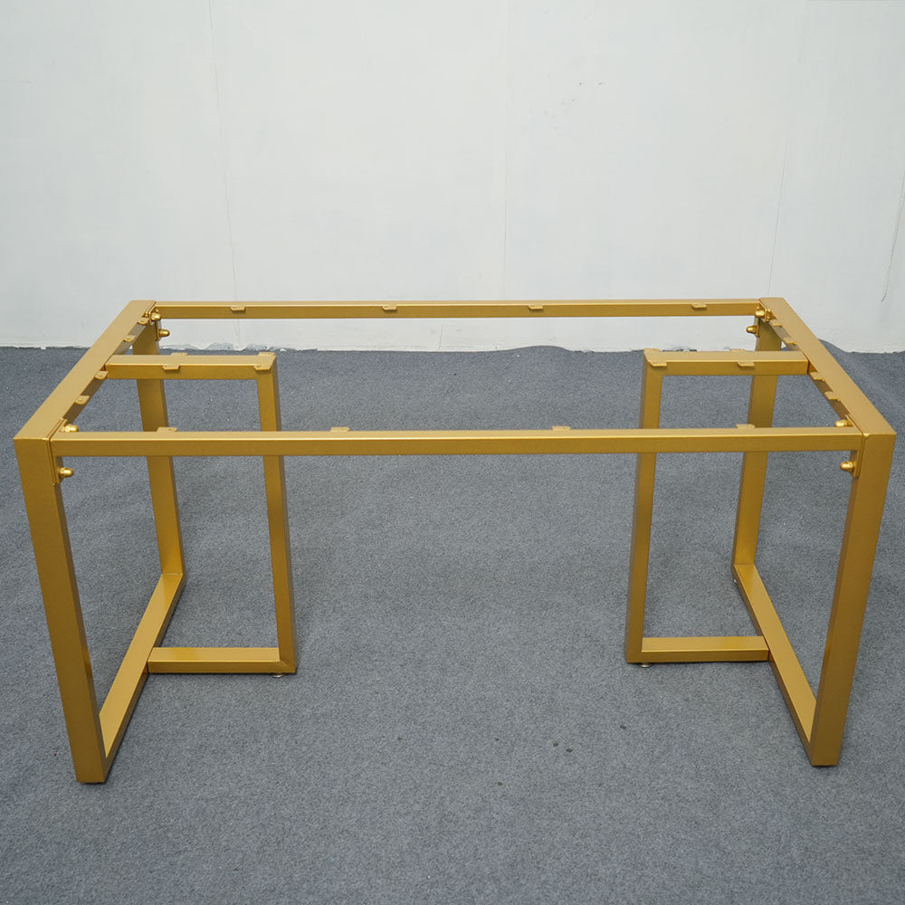 Usatabletops Custom Rectangular Series with Top-Frame Metal Table Base UTL-29