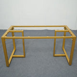 Usatabletops Custom Rectangular Series with Top-Frame Metal Table Base UTL-29