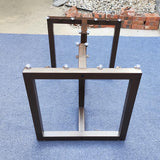 Usatabletops T-Shaped Wood-Grain Table Legs One-Pair UTL-27