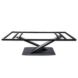 Custom Architectural Elegance Black Metal Table Base UTL-31