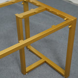 Usatabletops Custom Rectangular Series with Top-Frame Metal Table Base UTL-29