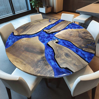 Round Dining Resin Epoxy Table