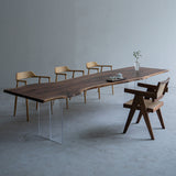 Live Edge Solid Wood Black Walnut Table