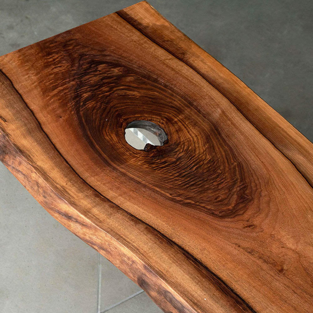 UTT Live Edge Solid Wood Table 