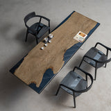 UTT Oxidized Brown Ash Epoxy Table 