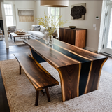 Usatabletops Custom Waterfall Epoxy Table 