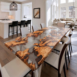UTT Cunninghamai Clear Resin Epoxy Table 