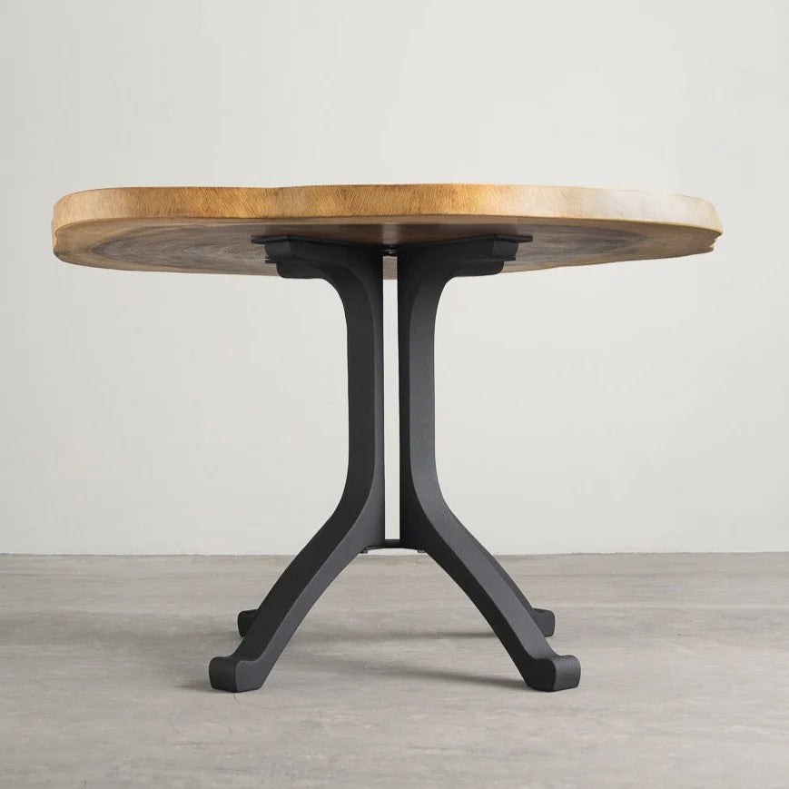 Curved Wishbone Metal Table Base 