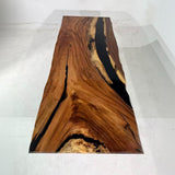Custom Wood Black River Epoxy Tables