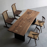 Double-Jointed Solid Wood Table