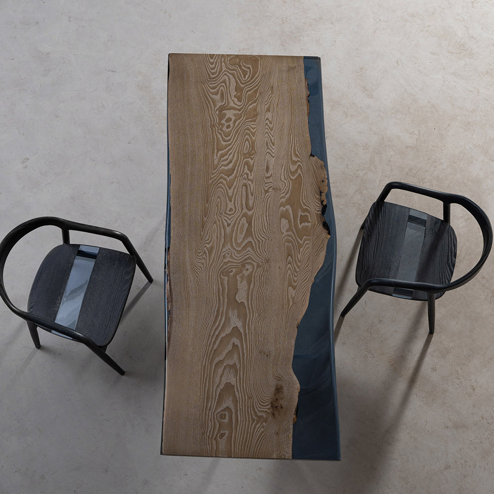  Live Edge Ash Resin Epoxy Table UTT