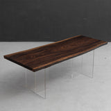 Wood Walnut Live Edge Table