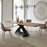 Custom X-Shape Arch Handcrafted Metal Table Base UTL-30