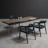 UTT Ash Live Edge Epoxy Resin Table 