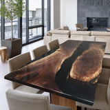 UTT Custom Black Walnut Epoxy Table UTT75