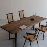 UTT Black Walnut Slab Solid Wood Table 