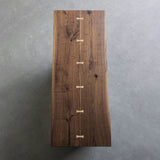 Black Walnut Double-Jointed Solid Wood Table