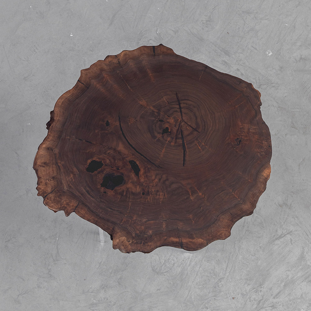 UTT Black Walnut Solid Wood Round Table