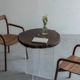 UTT Black Walnut Wood Coffee Table