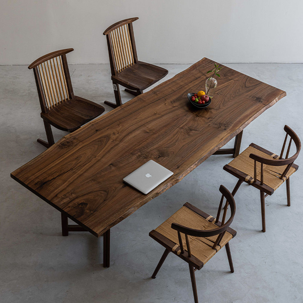 UTT Black Walnut Slab Solid Wood Table 