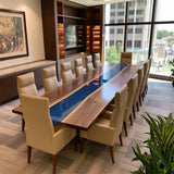 UTT Blue River Epoxy Resin Conference Table - CCT18
