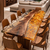 UTT Clear Maples Epoxy Table UTT97