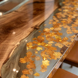 UTT Black Walnut Maples Epoxy Table UTT97