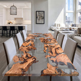 UTT Custom Cunninghamai Clear Resin Epoxy Table 