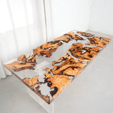 UTT Custom Clear Resin Epoxy Table UTT87