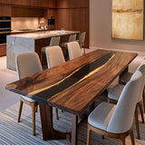 UTT Custom Black River Resin Epoxy Table  UTT94