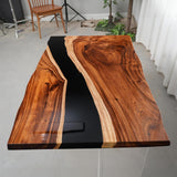 UTT Custom Walnut Resin Epoxy Tabletop UTT89