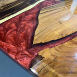 UTT Custom Wood Red River Epoxy Table UTT100