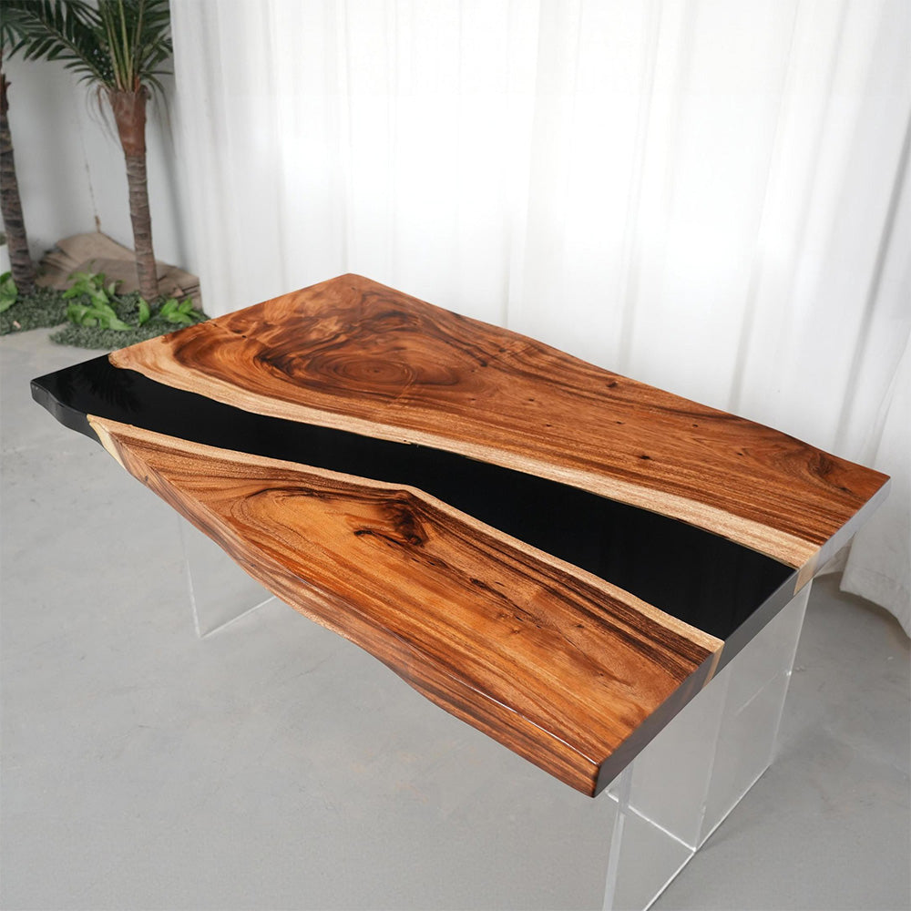 UTT Custom Black River Resin Epoxy Table