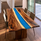 UTT Custom Walnut River Epoxy Table UTT104