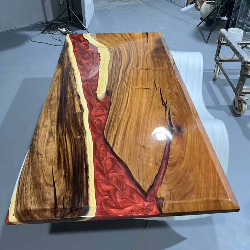UTT Custom Walnut Wood Epoxy Table UTT100