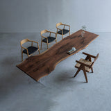 UTT Live Edge Black Walnut Solid Wood Table