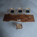 UTT Live Edge Black Walnut Table