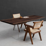 UTT Walnut Wood Live Edge Table