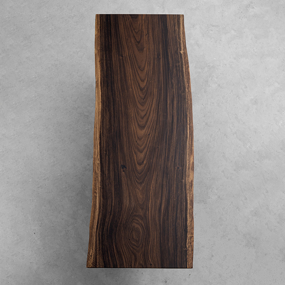 Solid Walnut Wood Live Edge Table