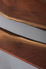 Usatabletops Black Walnut Clear Epoxy Table