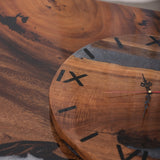 Usatabletops-Black-Walnut-Grey-Epoxy-Resin-Wall-Clock-4